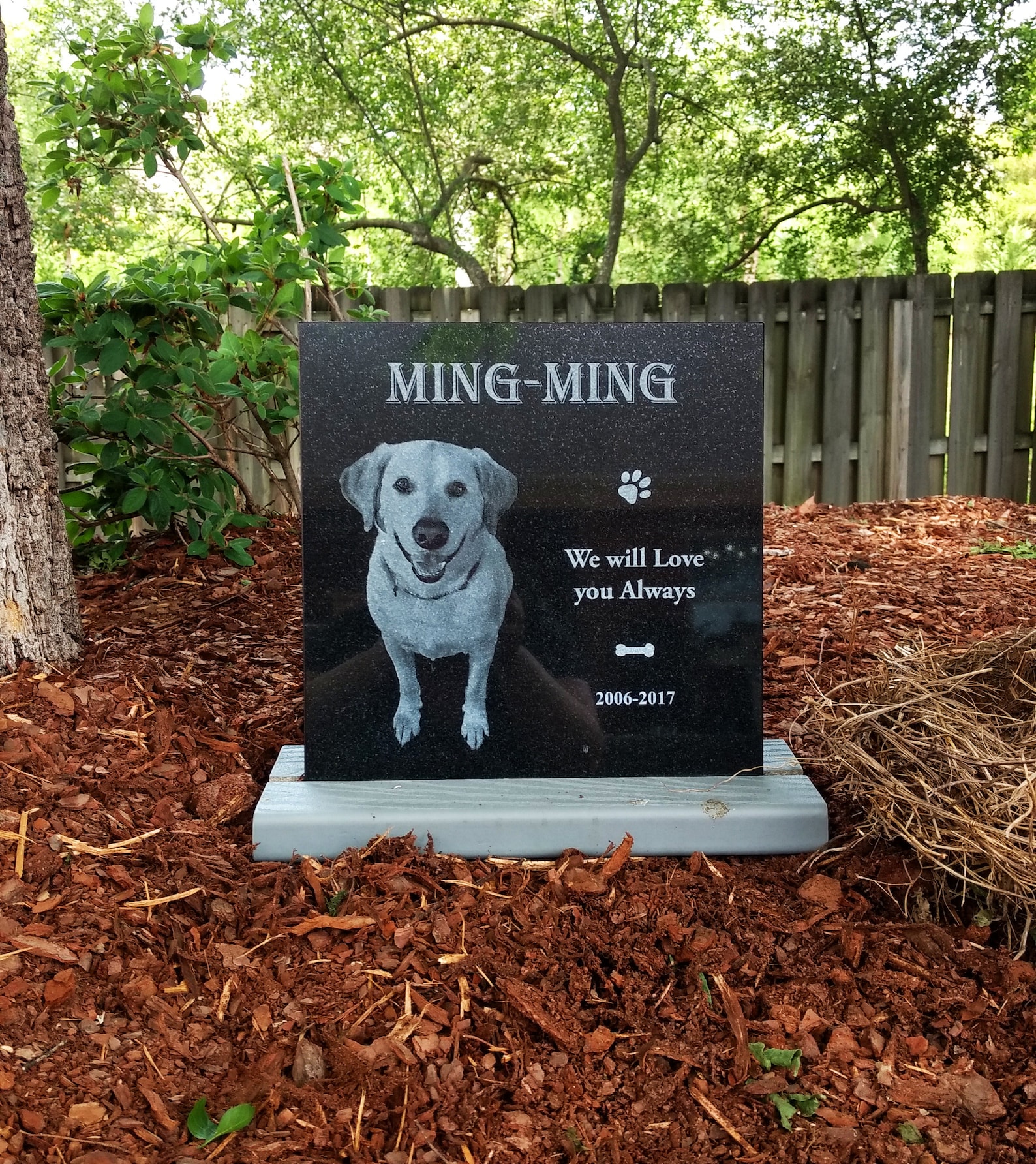 12x12 Personalized Pet Headstone goat farm tombstone Laser Etsy