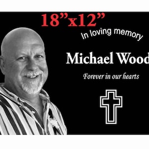 18x12 Human Tombstone, cemetery temporary or permanent headstone, grave decoration, grave marker, temporary headstone