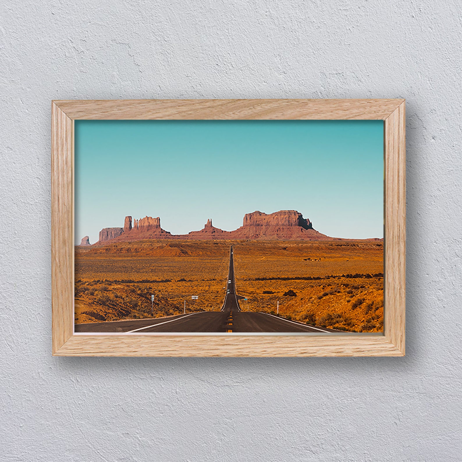 A4 Framed Desert Landscape Wall Art House Gift Desert Print Etsy