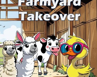 Gertrude's Farmyard Takeover Interactive Coloring Book