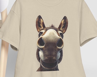 Donkey Nose Shirt, Adorable Donkey Tee