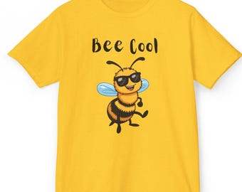 Camiseta juvenil de abeja, camiseta con gráfico de abeja de dibujos animados