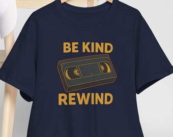 Be Kind Rewind VHS Tape Tee | Retro 90s Nostalgia Shirt