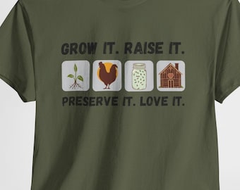 Homestead Life Shirt, Self-Sufficiency Graphic Tee