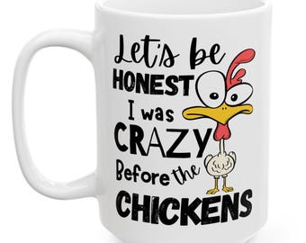 Taza de café divertida para dueña de pollos: regalo para la loca de los pollos