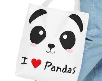 Graziosa borsa tote da donna, riutilizzabile, in tela leggera, per San