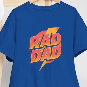 Retro-shirt Rad Dad, vintage vadershirt jaren 80-stijl