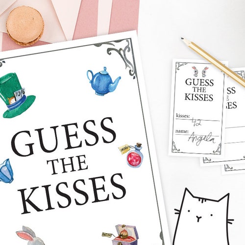 Alice in Wonderland Bridal Shower Games Kitchen Tea Wedding Etsy