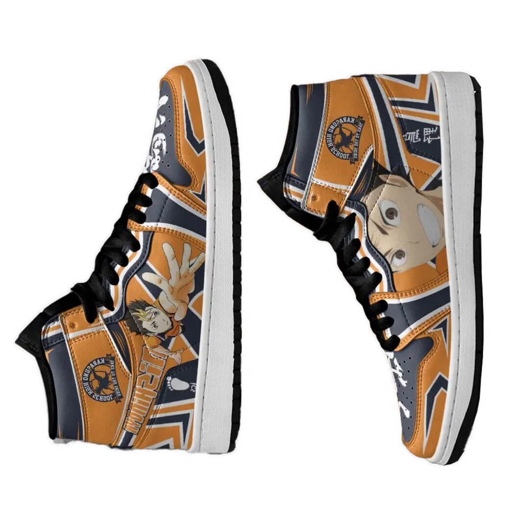 Karasuno Nishinoya Yuu Sneakers Anime Shoes Etsy