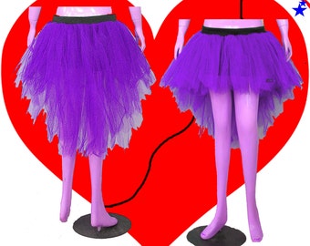 Plus Size Purple Tutu Skirt Dance Queen Dark Vampier fancy costume Birth Party