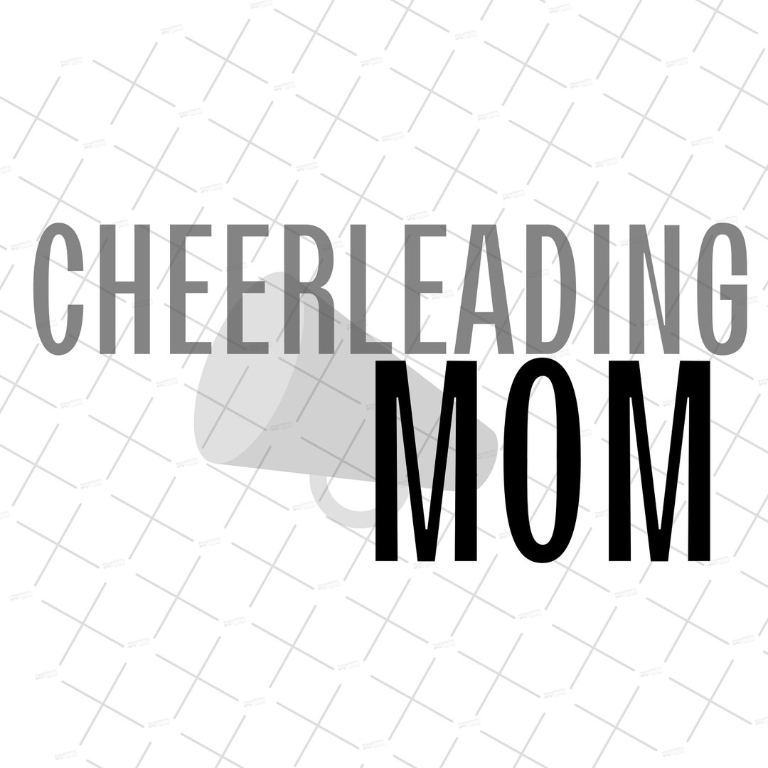 Cheer Mom SVG Cheerleading Mom Sublimation Art Digital Etsy