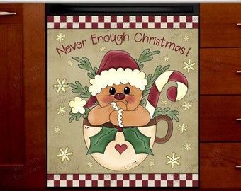 Details about   Santa and Reindeer Christmas 2.25" Fridge Magnet 