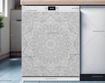Boho Mandala Dishwasher Magnet Cover: Modern Kitchen Decor - U.S. duty free!! #nt317