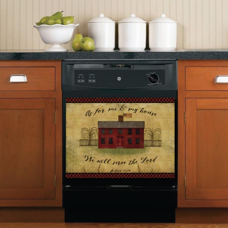 Country Primitive Decor Kitchen Dishwasher Cover Etsy