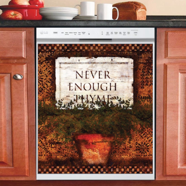 Country Primitive Decor Kitchen Dishwasher Cover Etsy