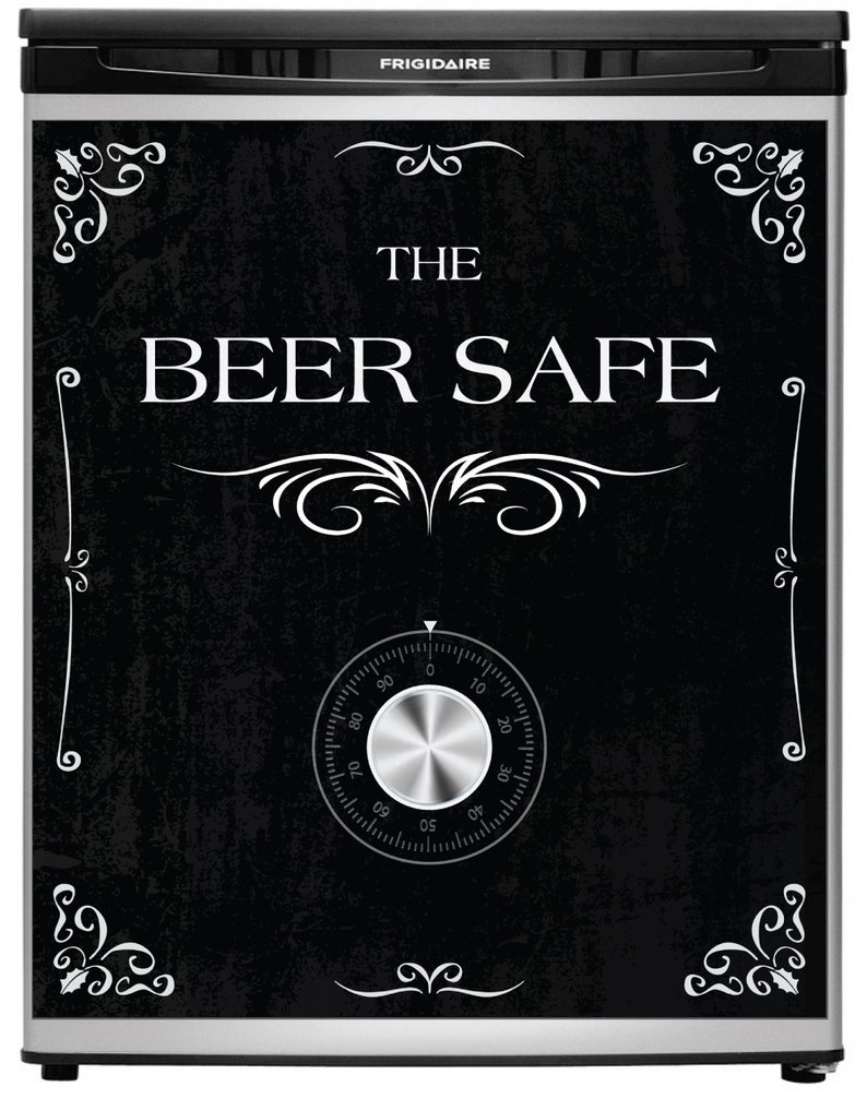 Man Cave Mini Bar Fridge Decor Cover The Beer Safe Etsy