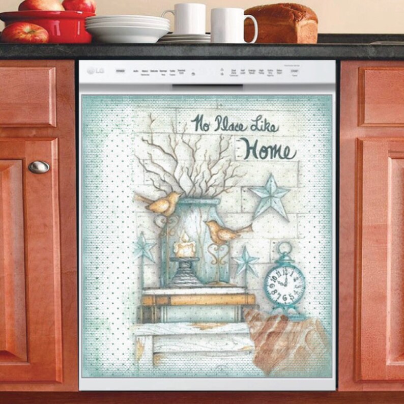 Country Decor Kitchen Dishwasher Cover Beautiful Etsy