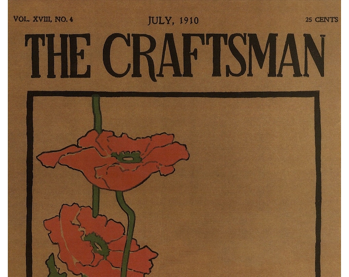 The Craftsman Magazine Covers Poster