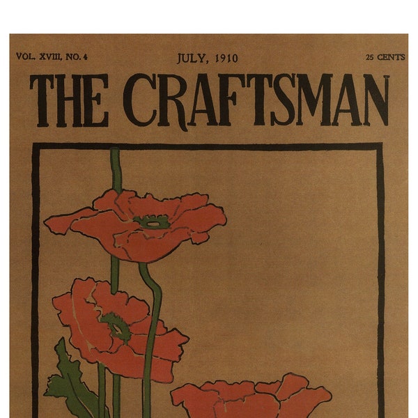 The Craftsman Magazine Covers Poster