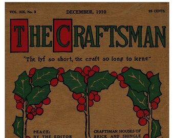 Le magazine Craftsman couvre l’affiche II