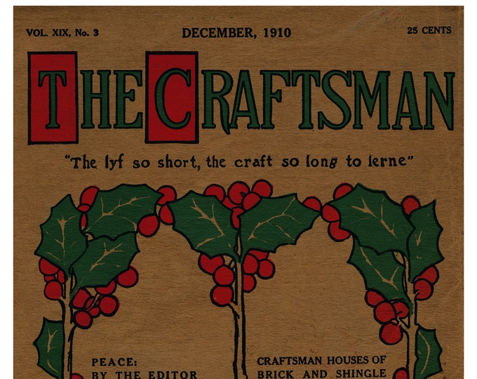 The Craftsman Magazine Covers Poster II
