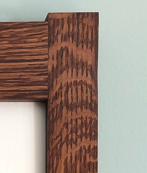 Quartersawn Oak Mission Style Arts and Crafts Frame Standard Sizes