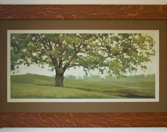Wisdom Grows Mission Style Framed Art in Quartersawn Oak