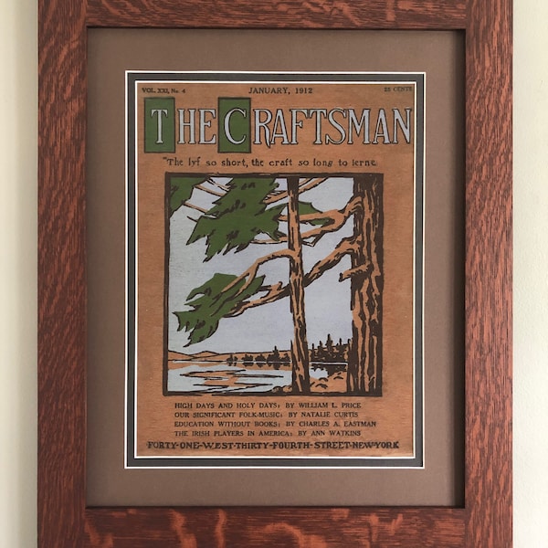 Craftsman Style Picture Frame - Etsy