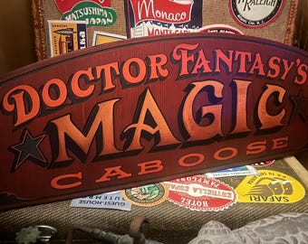 Indiana Jones Last Crusade MAGIC Wood Sign Replica 24”