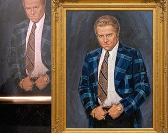 Biff Tannon BTTF 2 Portrait Painting Canvas Replica