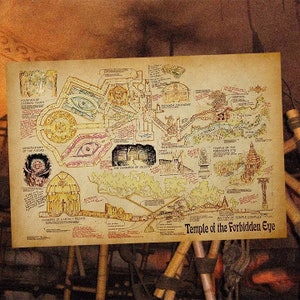 Indiana Jones Temple of the Forbidden Eye Field Map