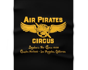 Indiana Jones Jock Lindsey Air Pirates Throw Blanket