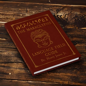 Tempel van het Verboden Oog Maraglyphs Language Field Guide Journal - Blanco