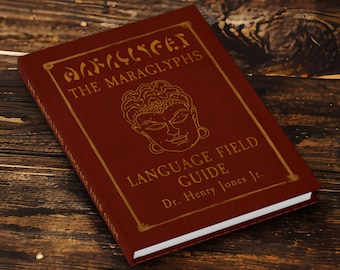 Temple of the Forbidden Eye Maraglyphen Sprache Field Guide Journal - Blanko