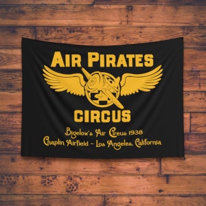 Indiana Jones Jock Lindsey Air Pirates Indoor Wall Tapestries