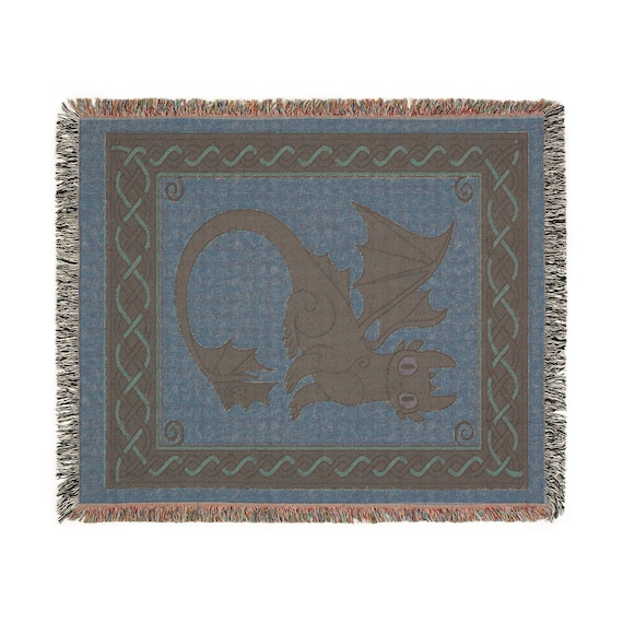 ヒックとドラゴン』トゥースレス タペストリー織りブランケット - Etsy