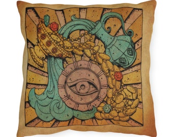 Temple of the Forbidden Eye Three Gifts Outdoor Pillows