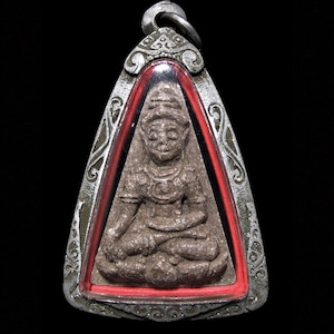 Phra Chakkraphat Buddha Amulet, Wat Pa Kham Kai Kaew Sawan, Thai Sacred Talisman Buddhist Pendant
