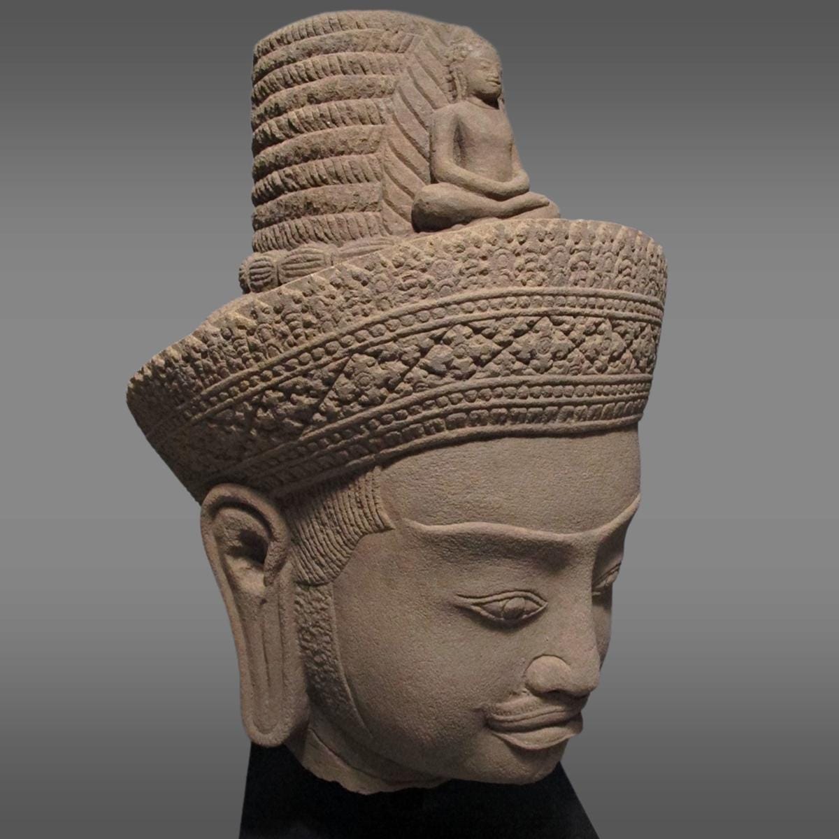 o*0様 クメール彫刻 仏頭 Angkor buddha head - Etsy 日本