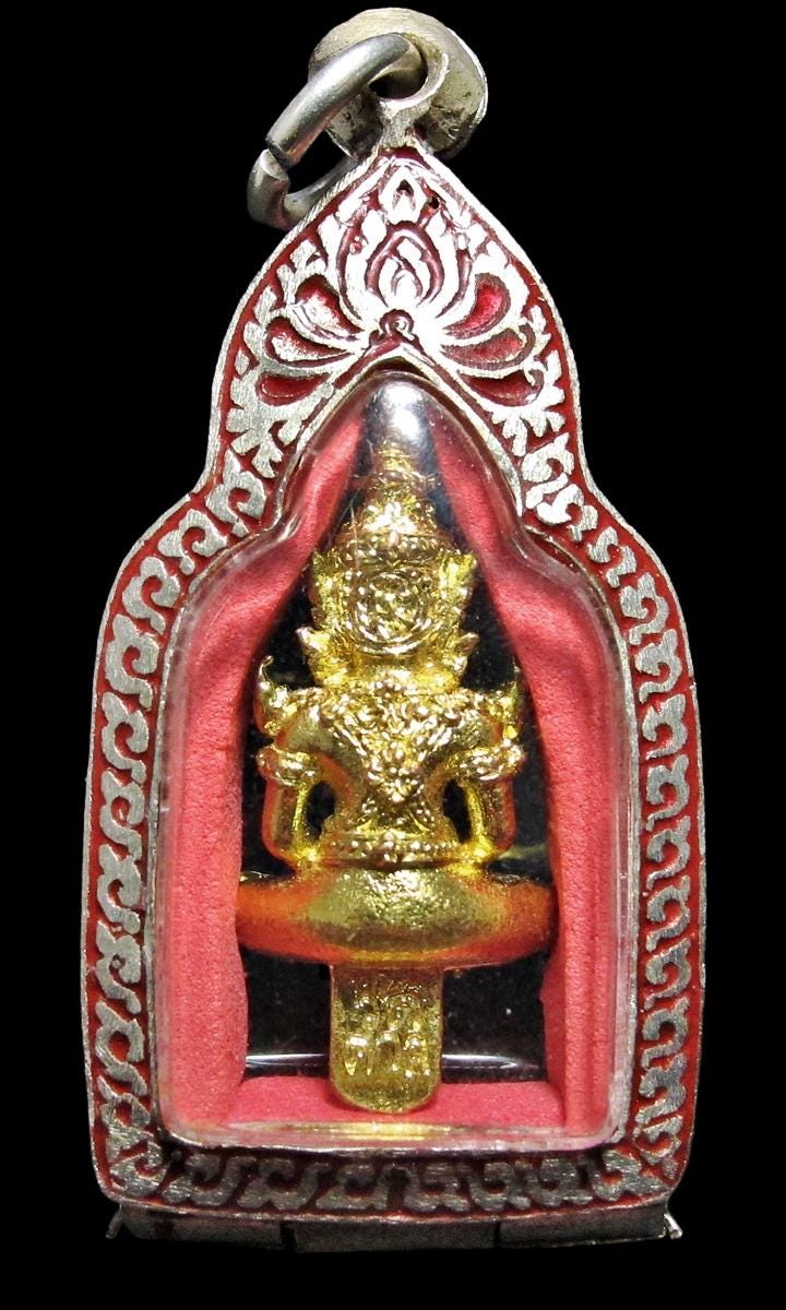 Gold Buddha Phra Somdej Yod Thong Maha Chakkraphat, BE2548 (2005