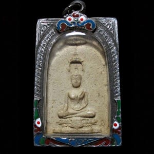 Somdej Pim Phra Prathan Wat Chinorasaram B.E.2512 (1969) Thai Buddha Amulet Pendant