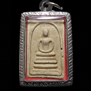 Phra Somdej Wat Traimit B.E.2516 LP Kasem, heiliges thailändisches Amulett gesegnet in der heiligen Zeremonie, Vintage buddhistische Anhänger