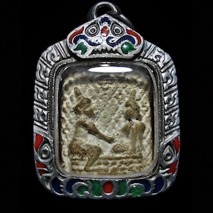 Phra Pim &quot;Wedding of the Buddha&quot;, LP Phat Wat Saen Kasem 1986, Thai Buddha Amulet Pendant