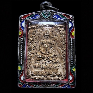 Rare Somdej Phra That Phanom Circa 1868 (BE2411), Blessed by Somdej Toh, Thai Sacred Buddha Amulet Buddhist Talisman Pendant