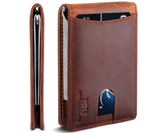 Amazon.com: Stealth Mode Men 1591 Front Pocket Wallet Slim Lightweight RFID Blocking Leather Bifold Thin main image 1