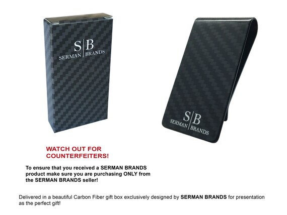 Carbon Fiber Money Clip Fits Up To 15 Cards Strong and Lightweight Genuine 3K Weave