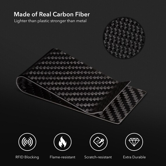 Carbon fiber money sale clip