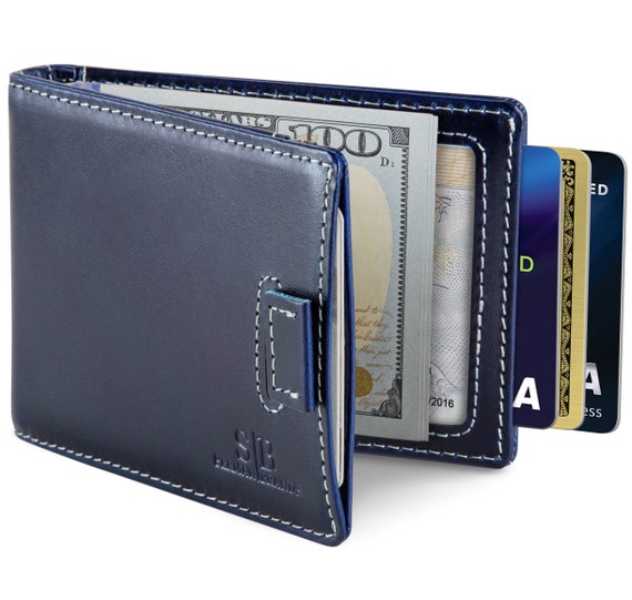 Men's Bi-fold RFID Blocking Wallet for Men Full Grain - Etsy