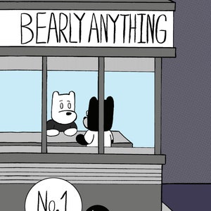 Bearly Anything funny animals trade paperback graphic novel fanzine zine comic