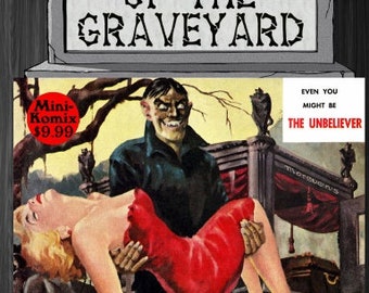 Midnight Pimp Of The Graveyard horror comics graphic novel paperback Silver Age monster monsters zombie zombies vampire vampires ghost ghoul